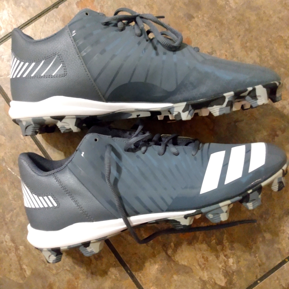 NEW❤️ Adidas SPG 753001 cleat gray